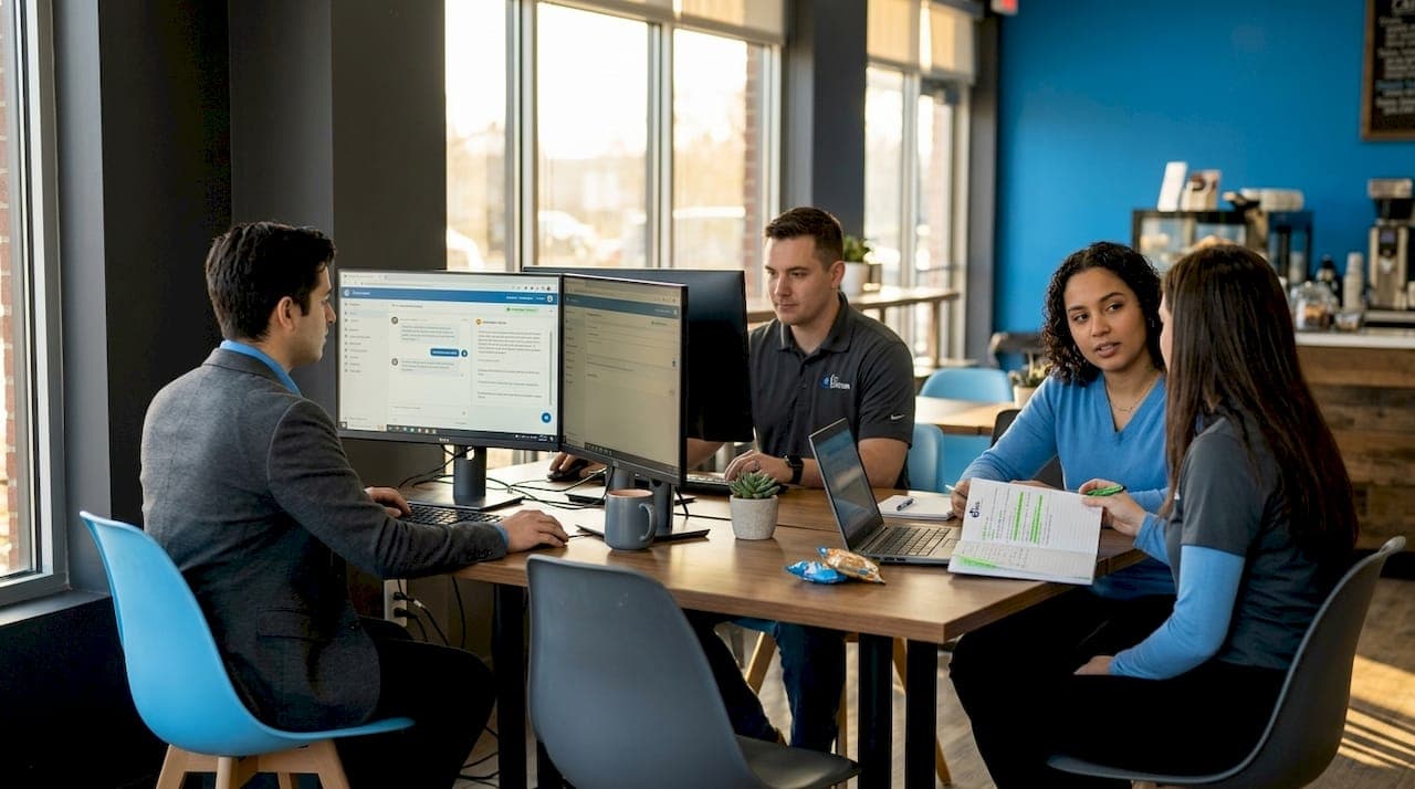 Hybrid customer support model guide for telecom and SaaS
